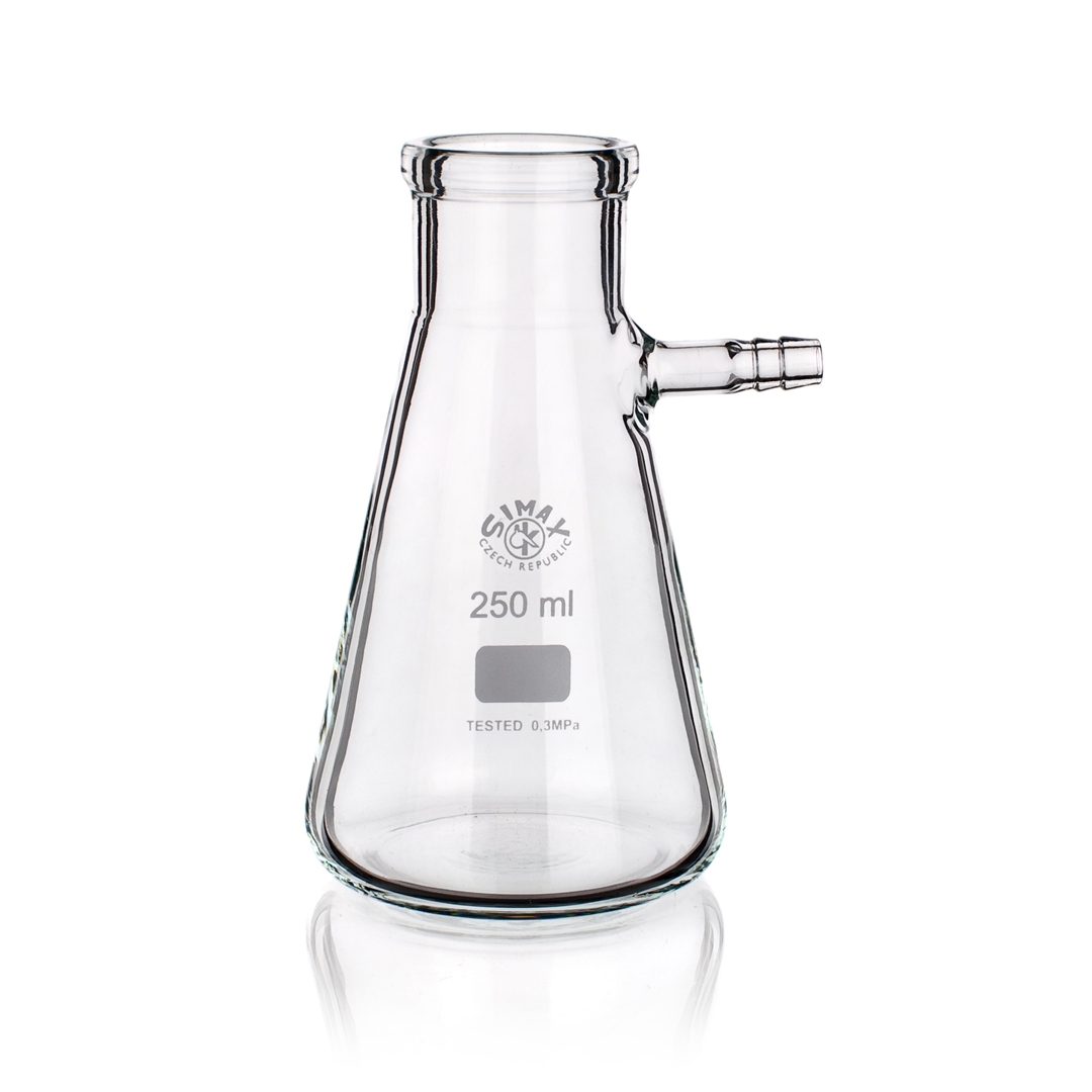 Flask Filtering Glass Side Hose Borosilicate Glass Dixon Science