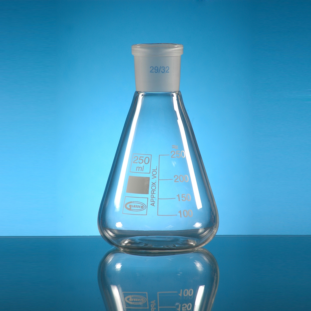 Flask Conical With Joint Borosilicate Glass Smith Scientific