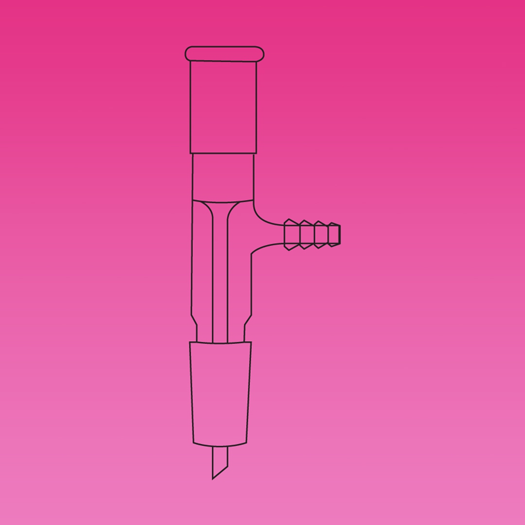 Vacuum Receiver Inlet With Hose Connection Vacuum Take Off And Drip