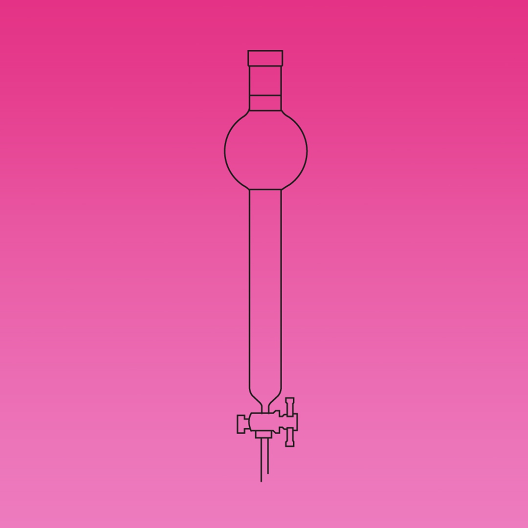 Chromatography Column With Reservoir Ptfe Stopcock Glass Dixon Science