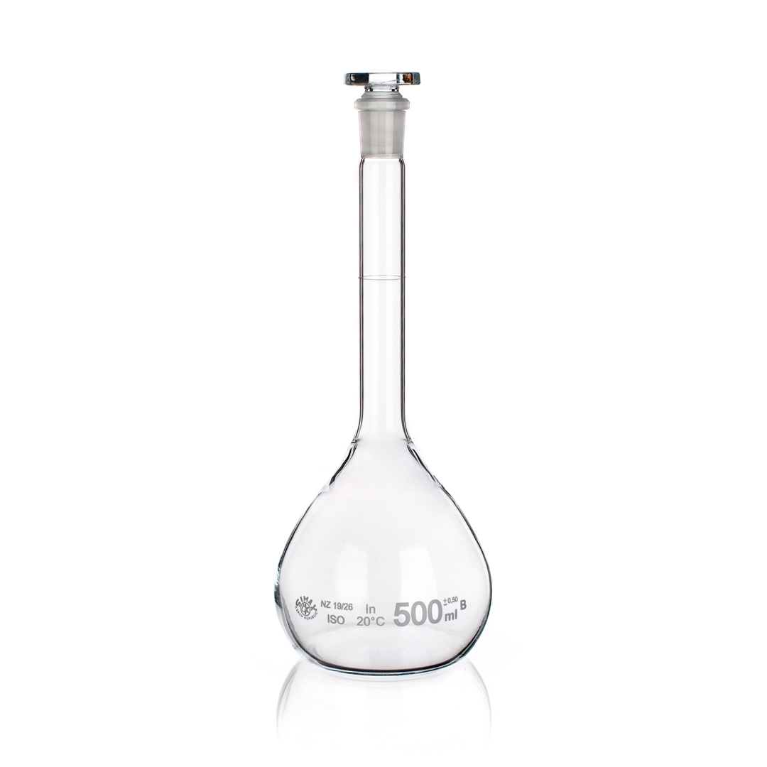 Flasks, Volumetric, Class B, Glass Stopper, Borosilicate Glass 3.3 ...