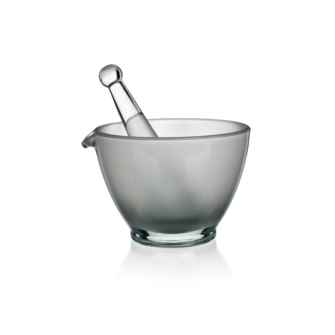 Mortar And Pestle, Unglazed, Outer Diameter Top 80mm, Outer Diameter