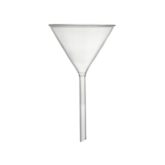 Filter Funnel, Plain, Short Stem, Borosilicate Glass