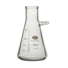 Filter Flask, With Glass Side Hose Connection, Borosilicate Glass