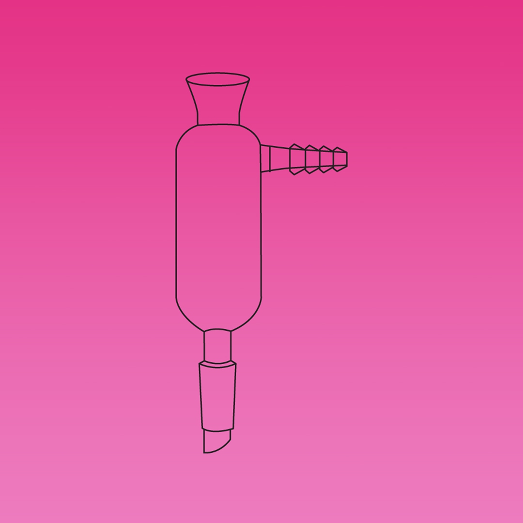 Vacuum Filtration Adapter, Used with Plain Stem Buchner Funnels and