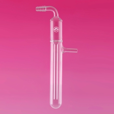 Mineral Oil Bubbler With Hose Connections, Glass