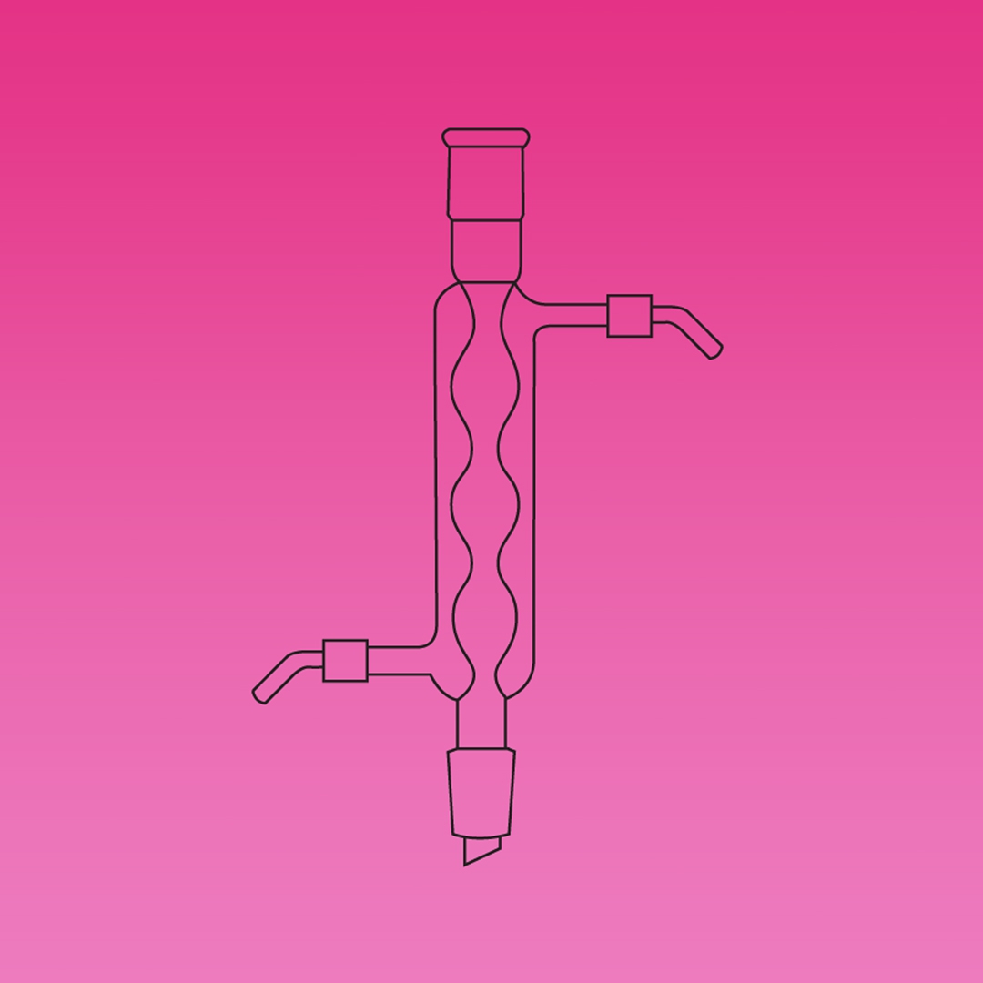 Allihn Condenser, Removable Hose Connections, With Socket And Cone