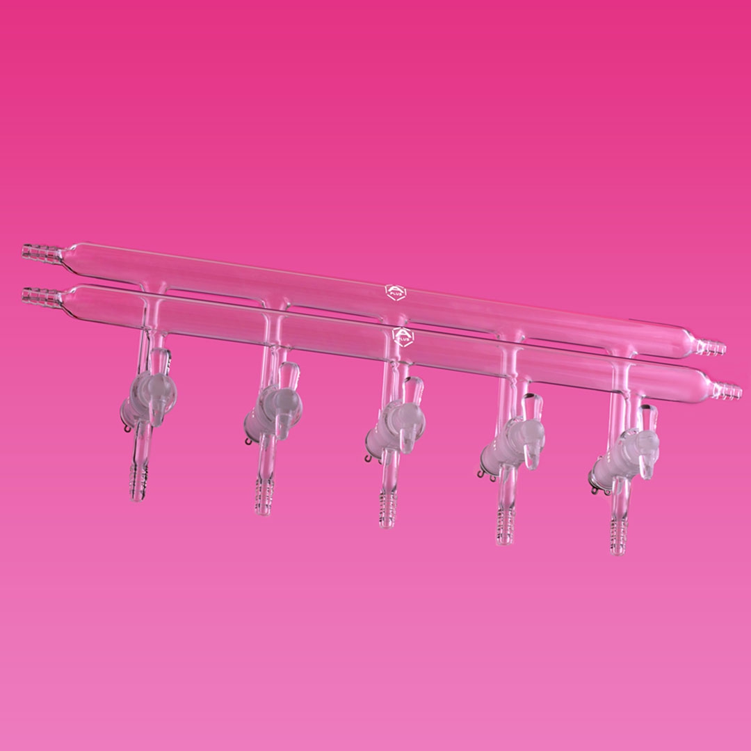 Manifold, Vacuum/Inert Gas, All Glass Dixon Science