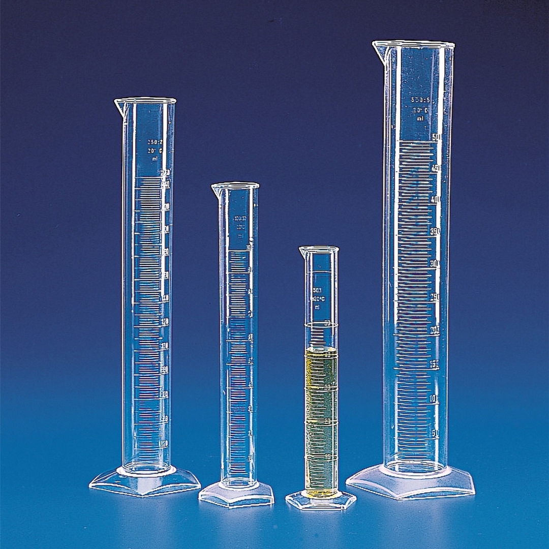 Graduated Tall Form Measuring Cylinders Class B, Material PMP (TPX