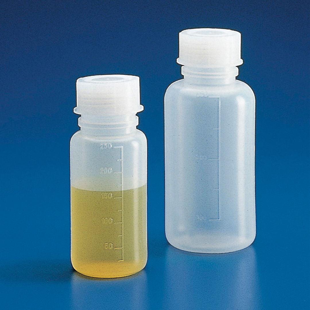 Graduated Wide Neck Bottles Pe, Material PE Dixon Science